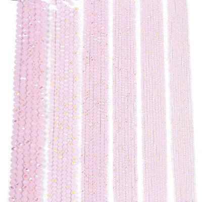 Electroplate Glass Beads Strands EGLA-A044-J2mm-L02-1