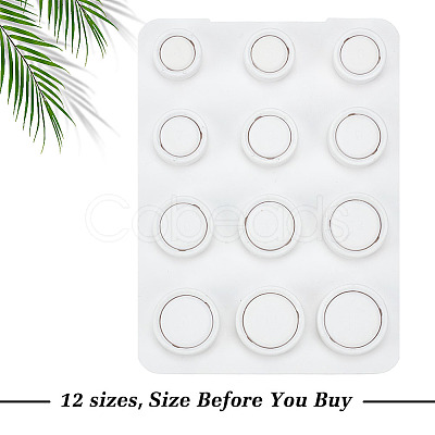 12Pcs ABS Plastic Jewelry Measuring Tool Sets TOOL-ME0001-06-1