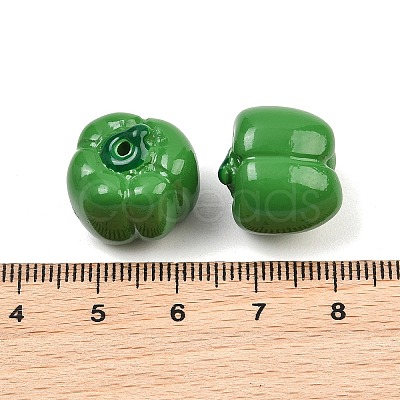 Opaque Resin Imitation Vegetable Beads RE-CBAC4C7-01C-1