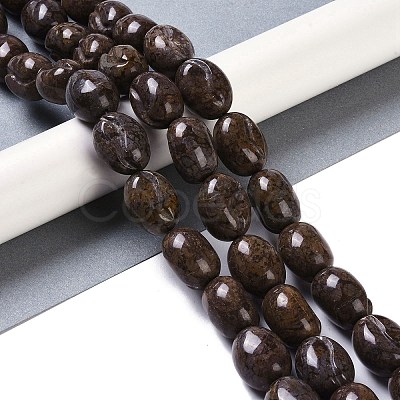 Natural Red Snowflake Obsidian Beads Strands G-K362-D01-02-1