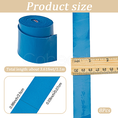 PU Leather Anti-slip Badminton Tennis Racket Grip Tape DIY-SP0005-45F-1