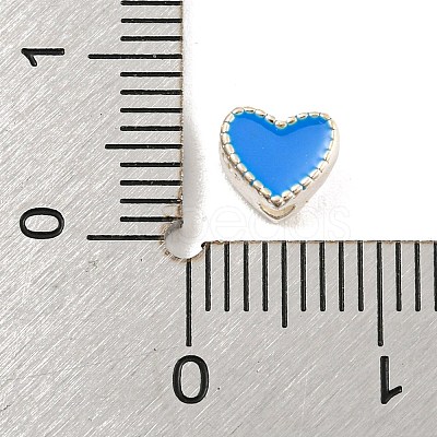 Heart Shape Silver 925 Sterling Silver Beads STER-A031-02C-1