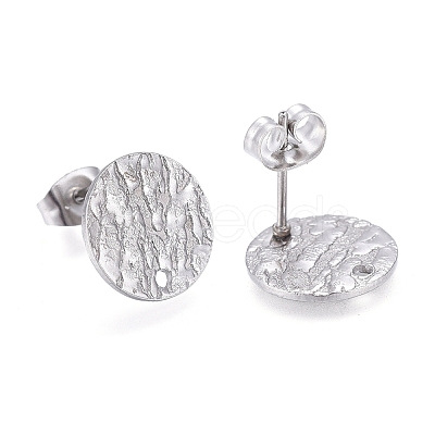 Non-Tarnish 304 Stainless Steel Stud Earring Findings STAS-M228-U01-01P-1