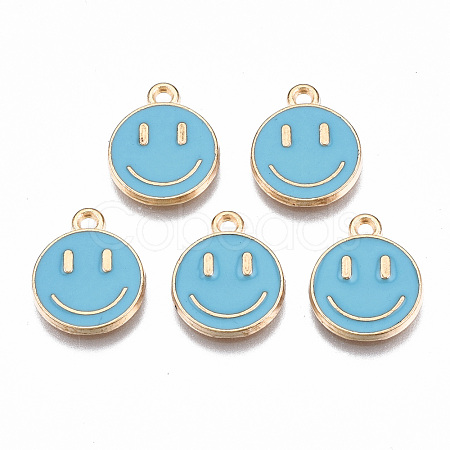 Alloy Enamel Charms ENAM-S121-165B-RS-1