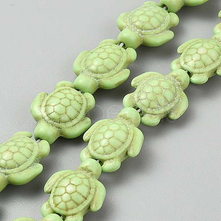 Synthetic Turquoise Beads Strands X-G-WH20006-01A-1