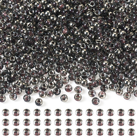 100G Transparent Inside Colours Glass Seed Beads SEED-TA0001-43-1