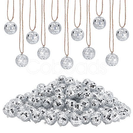 200Pcs Glass Pendants FIND-GW0001-01-1