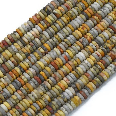 Frosted Natural Crazy Agate Beads Strands G-K389-C14-01-1
