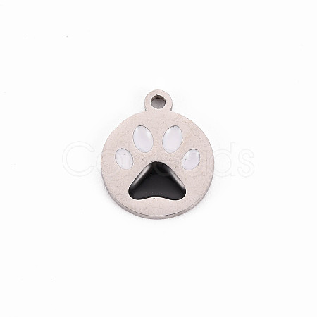 304 Stainless Steel Enamel Charms LS-STAS-Q242-039C-1
