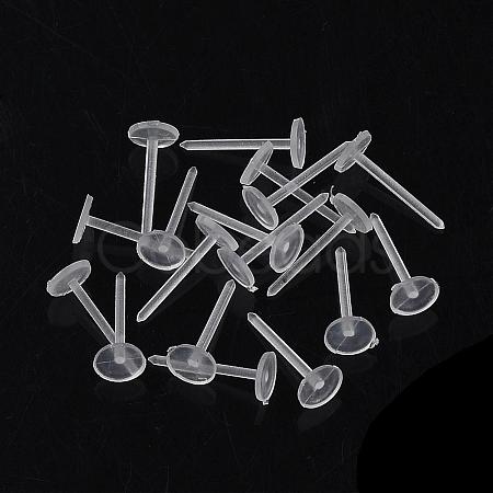 Plastic Stud Earring Findings KY-R011-01-1
