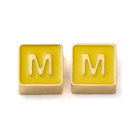 304 Stainless Steel Enamel Beads STAS-L022-293G-M-1