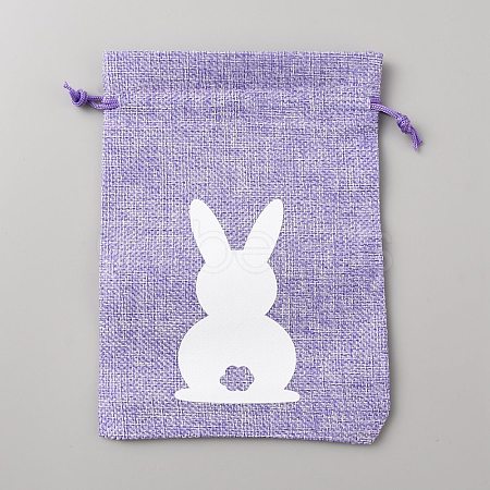 Easter Cloth Storage Pouches ABAG-WH0048-03C-01-1