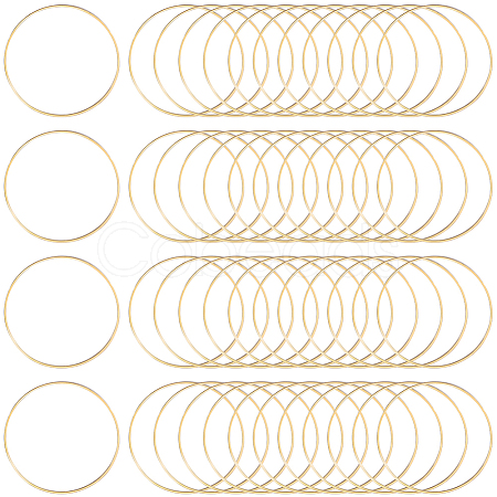 50Pcs Brass Linking Rings KK-SP0002-12B-1