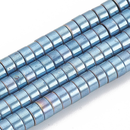 Electroplate Non-magnetic Synthetic Hematite Beads Strands G-T061-141A-1