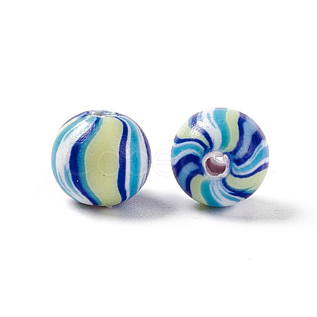 Handmade Polymer Clay Beads X-CLAY-D005-01A-1