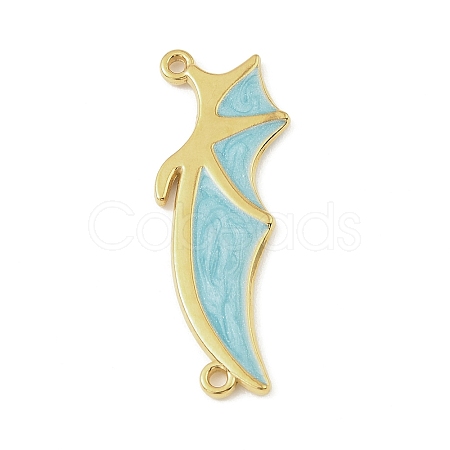 304 Stainless Steel Enamel Connector Charms STAS-Z199-07P-03-1
