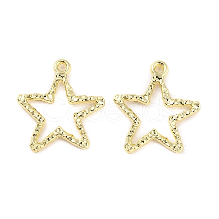 Rack Plating Alloy Pendants PALLOY-D023-03G-1
