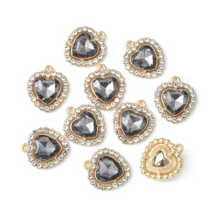 Alloy Crystal Rhinestone Charms ALRI-YW0001-01I-1