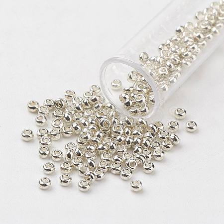 FGB 8/0 Grade A Dyed Glass Seed Beads X-SEED-N002-C-0563-1