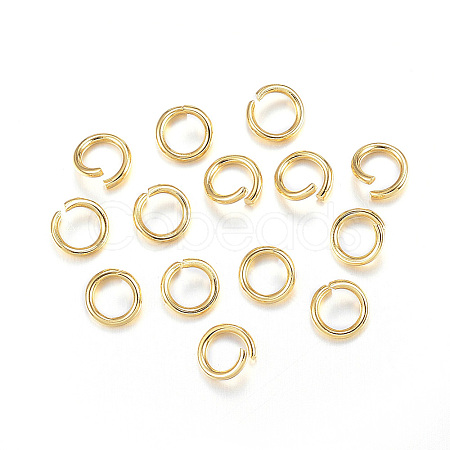 304 Stainless Steel Open Jump Rings A-STAS-F084-22G-1