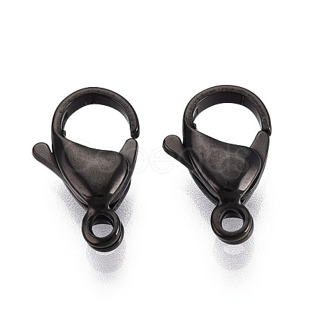 304 Stainless Steel Lobster Claw Clasps STAS-T065-15mm-34B-1