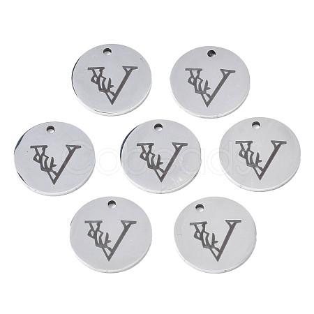Non-Tarnish 304 Stainless Steel Charms STAS-T059-26P-V-1