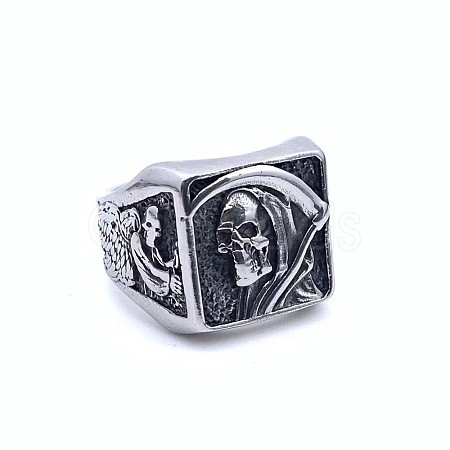 304 Stainless Steel Finger Rings for Men FS-WGDAB90-08-1