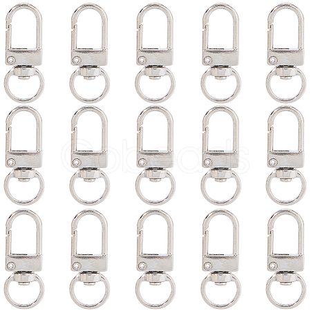 50Pcs Alloy Swivel Clasps FIND-SC0014-80-1
