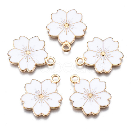 Alloy Enamel Pendants X-ENAM-S121-115N-1