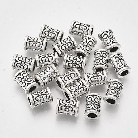 Tibetan Style Alloy Beads X-TIBE-Q097-03AS-LF-1