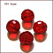 K9 Glass, Imitation Austrian Crystal Beads, Grade AAA, Faceted(96 Facets), Round, Dark Red, 8mm, Hole: 0.9~1mm