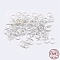 925 Sterling Silver Open Jump Rings, Round Rings, Silver, 19 Gauge, 9x0.9mm, Inner Diameter: 7mm, about 59pcs/10g