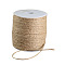 Earthy Colored Jute Cord, Jute String, Jute Twine, 3-Ply, for DIY Macrame Crafting, Tan, 2mm, about 109.36 yards(100m)/roll