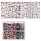 Nail Art Transfer Stickers, Nail Decals, DIY Nail Tips Decoration for Women, Mixed Animal Pattern, Mixed Color, 40mm, about 1m/roll, 10rolls/box