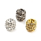 Brass Rhinestone Beads, Barrel, Mixed Color, 11.5x10mm, Hole: 1mm