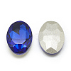 Pointed Back Glass Rhinestone Cabochons RGLA-T080-18x25mm-11-2