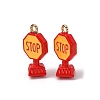 Alloy Enamel Pendants AL-CBAA1B9-05G-02-2