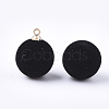Flocky Acrylic Pendants FIND-T046-33D-01-2