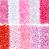 1200Pcs 10 Styles Opaque Plastic and  Opaque Acrylic Beads KY-PA0001-15A-7