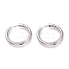 Tarnish Resistant 201 Stainless Steel Huggie Hoop Earrings EJEW-O095-05-07-1