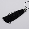 Nylon Tassels Big Pendant Decorations HJEW-L010-09-1