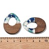 Resin and Walnut Pendants FIND-R051-10B-3