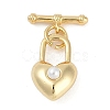 Brass Toggle Clasps LS-KK-K391-08G-1