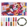 140Pcs 14 Colors Acrylic Beads MACR-SZ0001-78-1