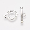 Brass Toggle Clasps X-KK201-S-2