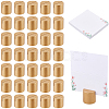 40Pcs Wood Name Card Holder DJEW-FH0011-57-1