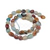 Natural Flower Amazonite Beads Strands G-L493-59-3