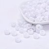 Opaque Acrylic European Beads X-PL338-1-2
