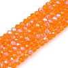 Electroplate Glass Beads Strands LS-EGLA-A044-T2mm-L25-1