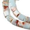 Synthetic Aqua Terra Jasper Beads Strands G-F762-A13-01-4
